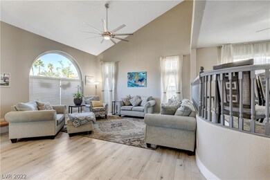 Soaring ceilings at the formal living room