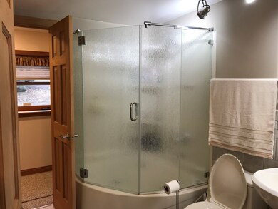 Spa bath in lower level