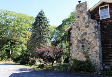 Stone Fireplace