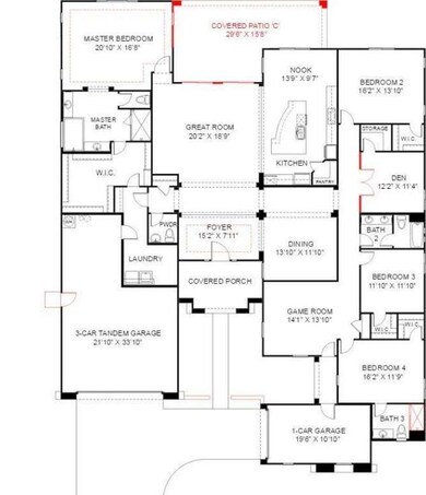 MON 258 Floor plan