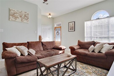 Living to front door. Transom light over door, nic