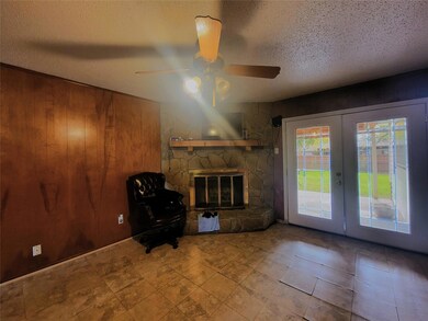 Den Fireplace