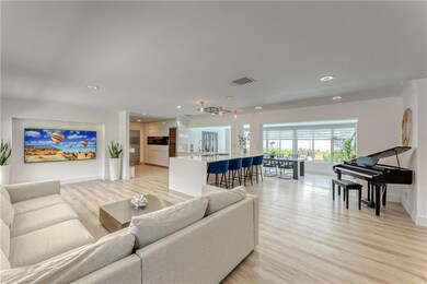 Brand New luxury flooring throughout home with an