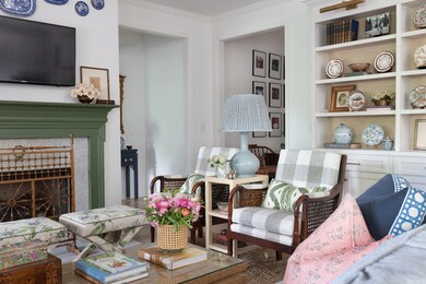 Marble fireplace surround