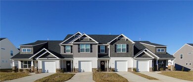 Example of finished townhome building