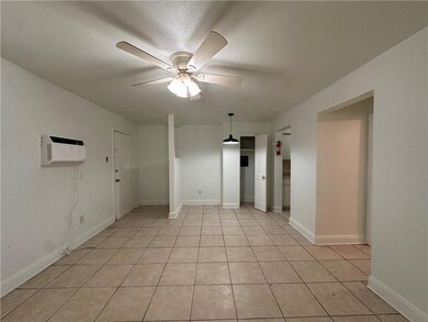 Living area and dining area