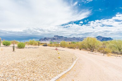 Superstition Mountains from front patio