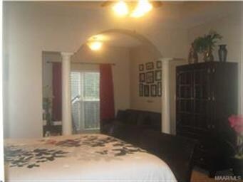 Master bedroom with sitting area