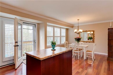 An open, airy floor plan leads effortlessly throug
