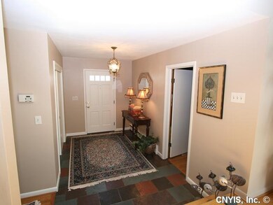 Foyer. Roomy and inviting foyer with huge closet m