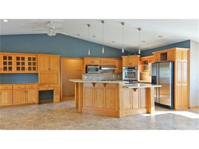 Open, spacious kitchen with plenty of cabinets and