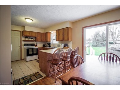 View from the dinette into the kitchen