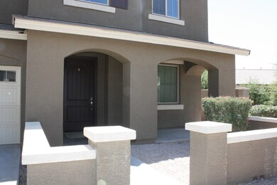 Periwinkle courtyard