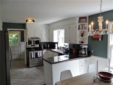 Stainless appliances.