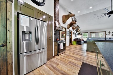 Large well organized pantry with shelving and room