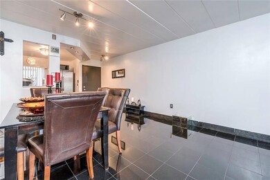 Wall was removed to allow for the open concept.