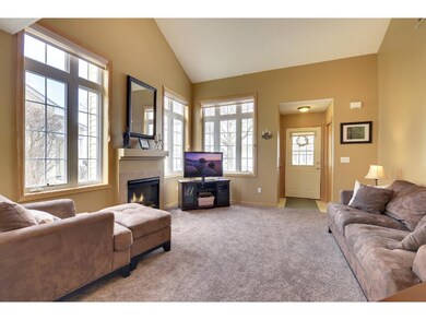 Spacious living room. Lots of natural light.