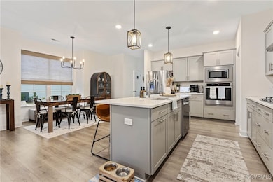 Plenty of room to gather at the kitchen island and