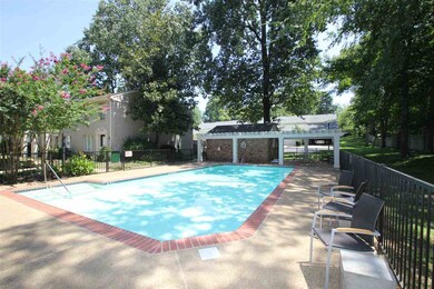The sparkling community pool is a great place to c