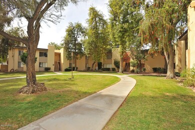 Community with lush tree covered grounds