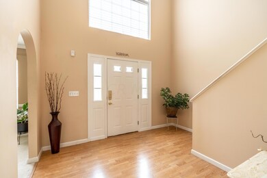 Foyer at front entry
