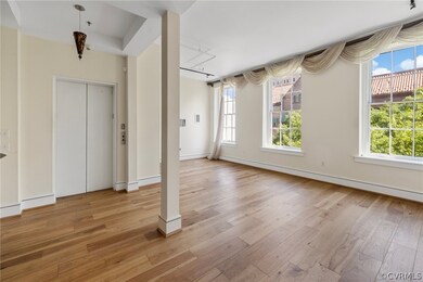 Unfurnished bedroom with light hardwood / wood-sty