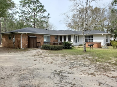 Rear of house