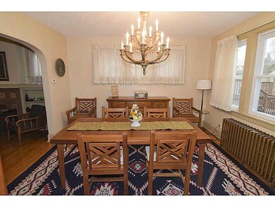 Dining Room. The dining room is spacious and has w