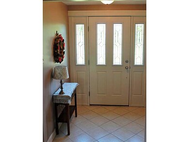 Entry/Foyer. Foyer addition with leaded glass side