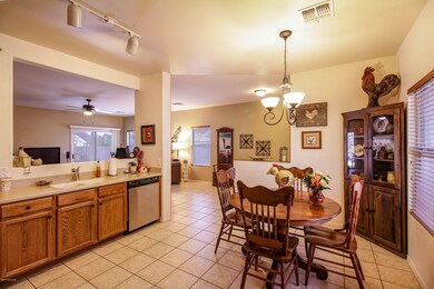 Kitchen towards entry