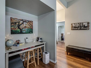 Nook in Living Room is great for an office/desk.