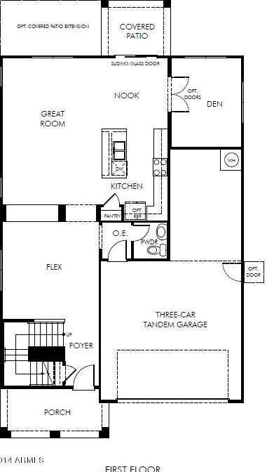 156 chelsea ln floor plan 2760C