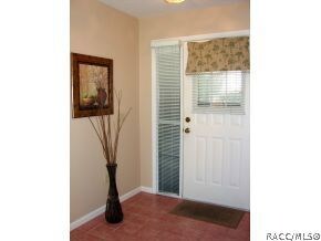 Tiled foyer