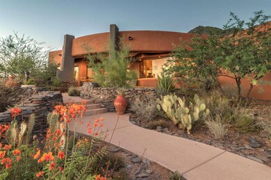 Picturesque setting and front entrance