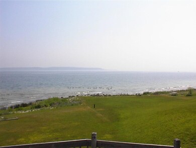 Backyard view of Mackinac Island