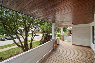 Deck featuring covered porch