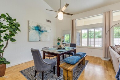 Flow to the kitchen from dining area