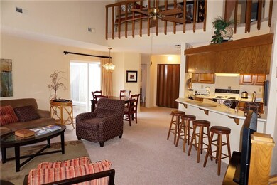 Living and kitchen area