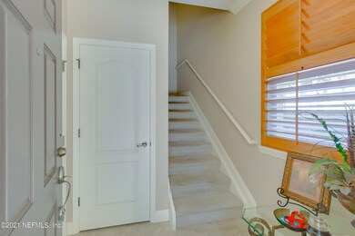 entry way leads upstairs