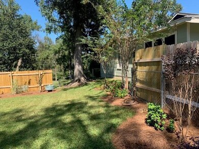 Fenced yard