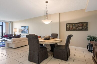 Dining area can utilize many table sizes