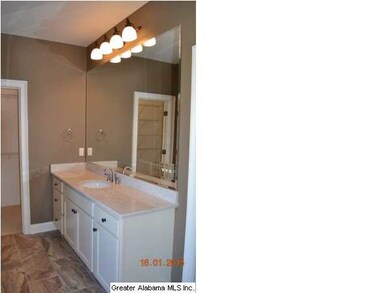 Luxury master bath with his/her vanity