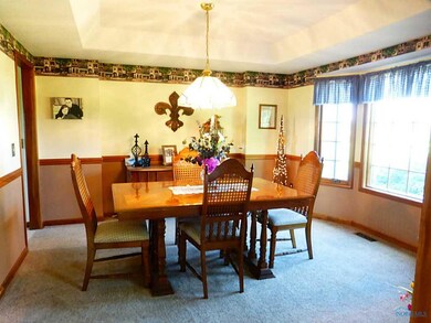 Dining Room. Formal dining room with decorative tr