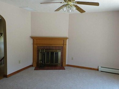 Dining Room. dining room with fireplace