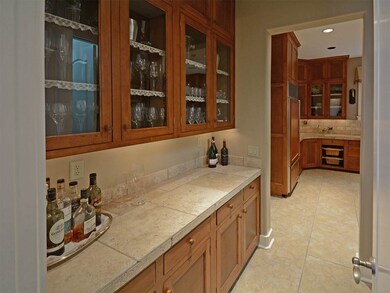 The butler's pantry extends the Kitchen's serving 