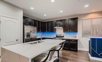 Kitchen featuring appliances with stainless steel