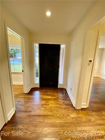 Front door and foyer