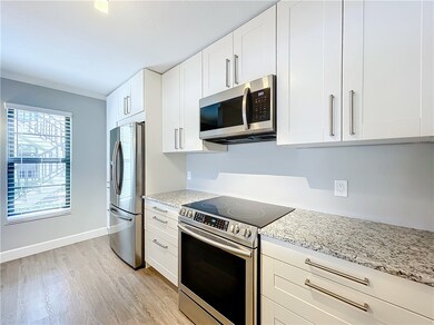 Brand new stunning kitchen featuring a matching SS