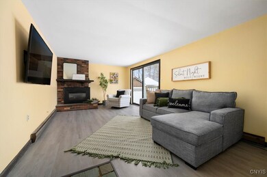 Freshly Painted Family Room