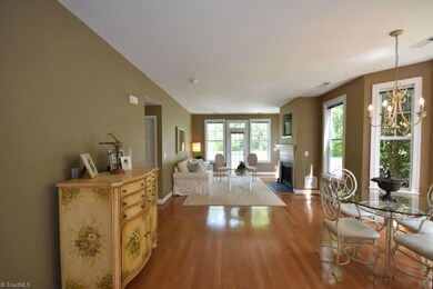 Foyer opens to dining & family